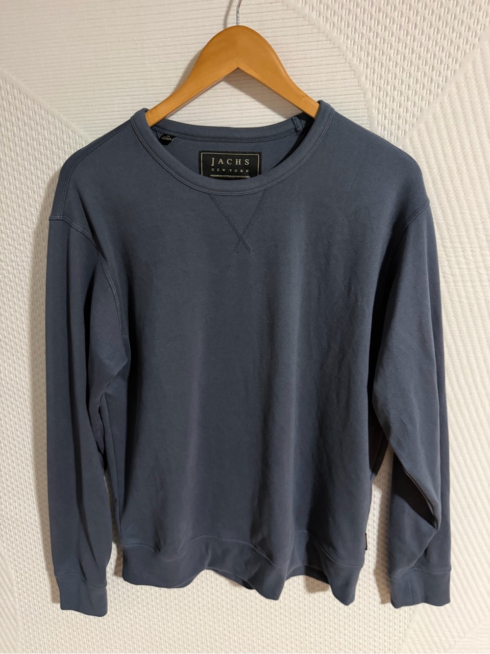 Jachs Men's Crewneck Sweatshirt in Dusty Blue